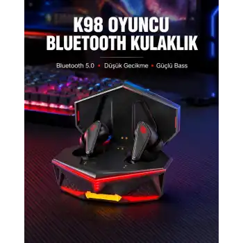 Bluetooth 5.0 Kablosuz  Kulaklık Suya Dayanıklı Yeni Nesil