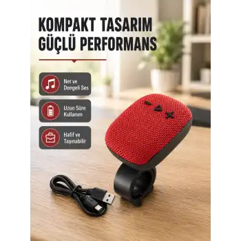 Bluetooth 5.1 Kablosuz Hoparlör – Güçlü Bas, FM Radyo ve Çoklu Giriş Destekli