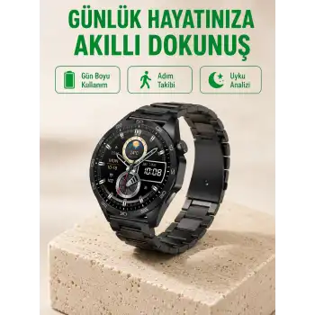 Bluetooth Akıllı Saat – Nabız, Adım Sayar, Uyku Takibi ve Spor Modlarıyla Akıllı Yaşam Asistanı