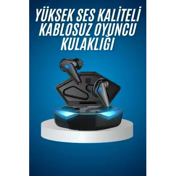 Bluetooth Kulaklık  Kulaklığı RGB Işıklı Oyunlarda Düşük Gecikme