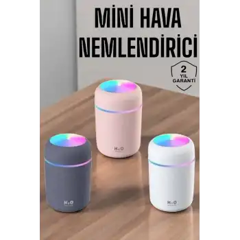 Buharlı Hava Nemlendirici Aromaterapi Renk Değiştirilebilir