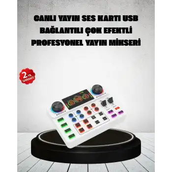 Canlı Yayın ve Karaoke İçin Profesyonel Ses Kartı Bluetooth Destekli