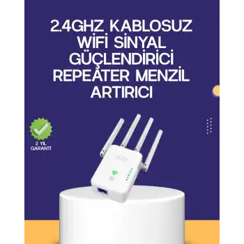 Çift Bantlı Otomatik Kurulum WiFi Repeater Menzil Genişletici