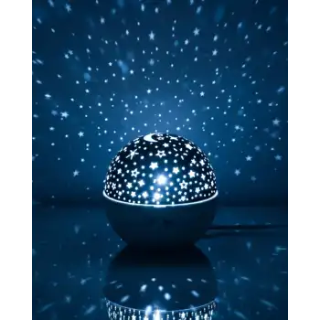 Çocuk ve Yetişkinler İçin Yıldız Projektör Gece Işığı