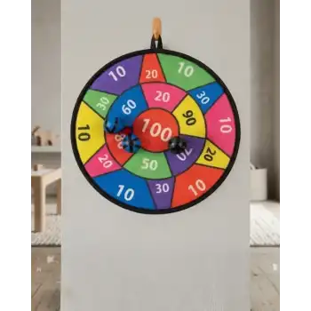 Çocuklar İçin Güvenli Dart Oyunu Cırtlı Toplu Eğlenceli Hedef Oyunu