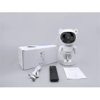 Çocuklara Özel Projeksiyon Astronot Lamba Speaker Sevimli