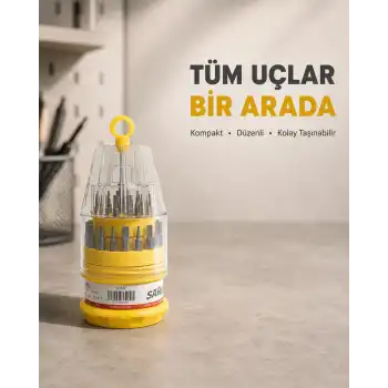 Çok Fonksiyonlu Tornavida Seti Telefon ve Bilgisayar Uyumlu