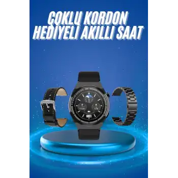 Çoklu Kordon Hediyeli Akıllı Saat Çağrı Cevaplama Müzik Dinleme Dokunmatik Ekran