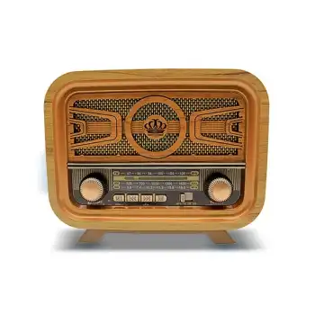 Crownwell Retro Bluetooth Radyo Ve Hoparlör Md-1301bt