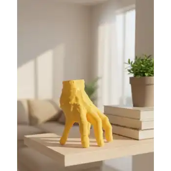 DEKORASYON EL KÜCÜK SARI