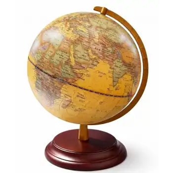 Dekoratif Işıklı Masa Üstü Dünya Küre Alk5261
