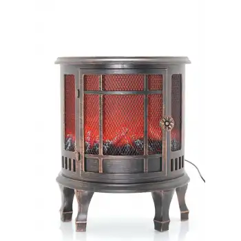 Dekoratif Ledli Şömine Lamba Alk4594