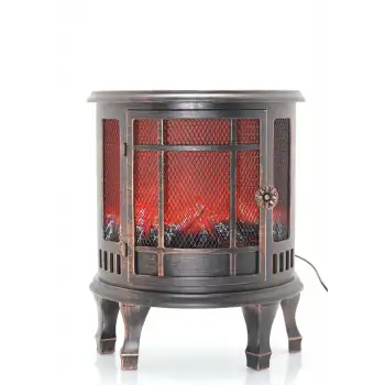 Dekoratif Ledli Şömine Lamba Model 1