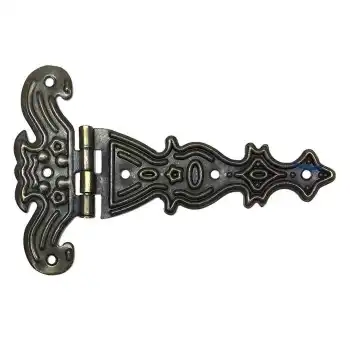 Dekoratif, Sac Tek Kuyruklu Menteşe - 69x102 Mm, Büyük, Antik, 1 Adet