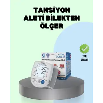 Dijital Bilek Tansiyon Aleti Çift Güç Kaynaklı HD Ekranlı