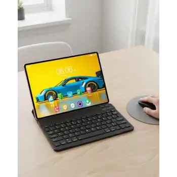 Dokunmatik Android Tablet Klavyeli Kalemli Kılıflı Set
