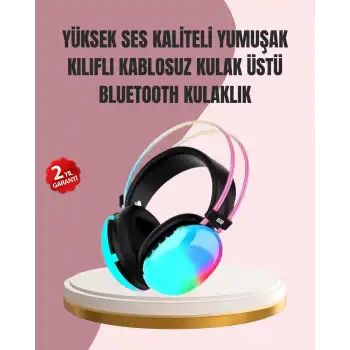 Düşük Gecikmeli Bluetooth 5.3  Kulaklık – RGB Işıklı