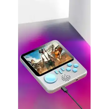 El Atarisi 3.5 inç Ekran Çift Konsol 666 Adet Retro Oyun Gamepad