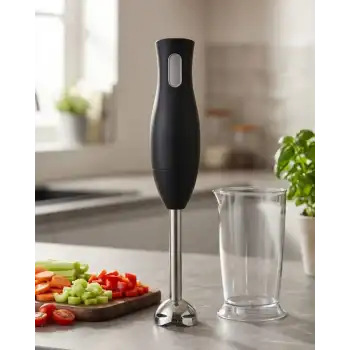 El Blenderı Paslanmaz Çelik Metal Ayaklı Ergonomik Tasarımlı Mutfak Blender