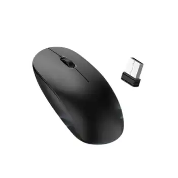 Ergonomik Tasarım Kablosuz Siyah Mouse Hassas Uzun Ömürlü