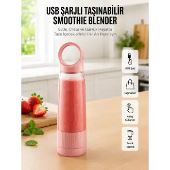 Ev Ofis ve Seyahat İçin Taşınabilir Smoothie Blender