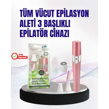 Ev Tipi Profesyonel Epilasyon Cihazı – Pembe