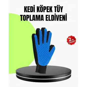 Evcil Hayvan Bakım Eldiveni – Masaj ve Tüy Toplama Özellikli Silikon Eldiven