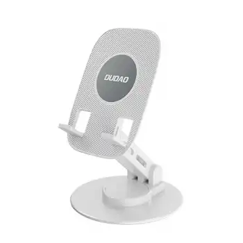 F17s  Masaüstü Telefon Tutucu Döner Tabanı Alüminyum Paslanmaz Çelik Katlanabilir