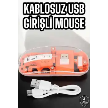 Fare Mouse Çift Modlu Kablosuz Bağlantılı 2.4GHz Destekli