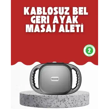 Fonksiyonlu Şarjlı Masaj Aleti 6 Başlık 2000 mAh Ergonomik Gövde