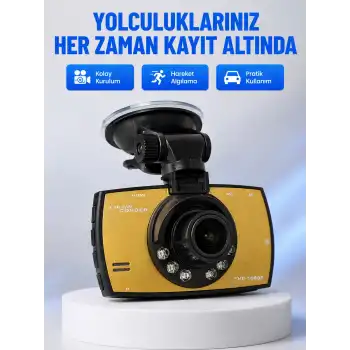 Full HD Araç Kamerası G Sensor Gece Görüşlü Dash Cam