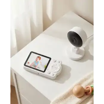 Gece Görüşlü Kablosuz Bebek Monitörü Ağlama ve Hareket Algılama
