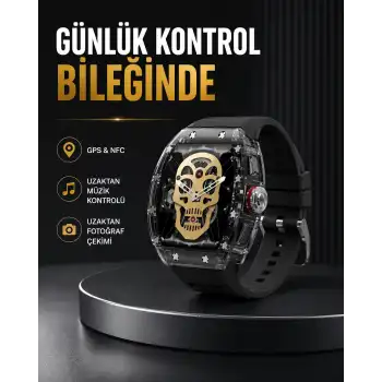 GPS ve NFC Özellikli Akıllı Saat iOS Android Uyumlu