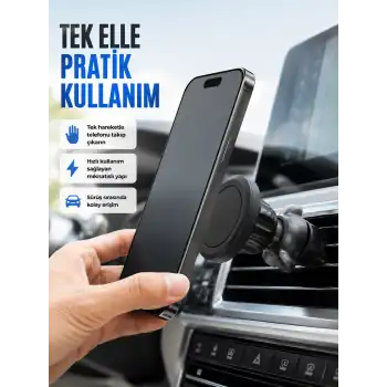 Güçlü Manyetik Araç İçi Telefon Tutucu Universal Telefon Standı