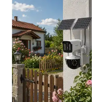 Güneş Enerjili Arsa Kamerası 4G SIM Kartlı Gece Görüşlü Solar Kamera