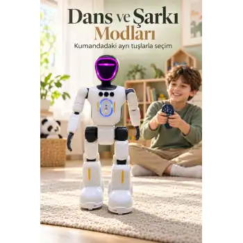 Hareket Sensörlü Robot Oyuncak Elle Yönlendirme Özellikli