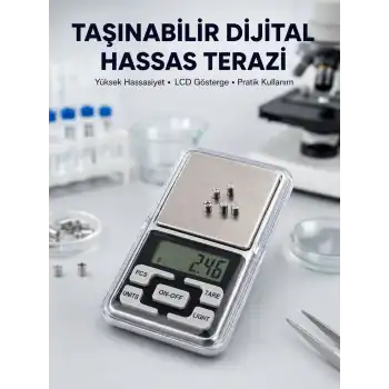 Hassas Tartım İçin Dijital Cep Terazisi Sayma Modlu Yeni Nesil