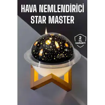 Hava Nemlendirici Projeksiyon Görünümlü USB Bağlantılı Aromaterapi