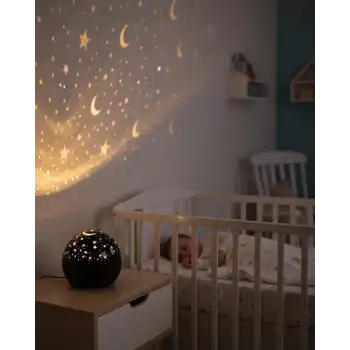 Hoparlörlü Yıldız Projektör Oda Lambası