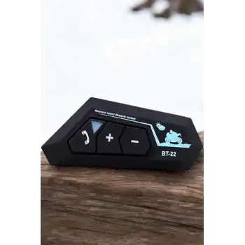İnterkom Intercom Kask Kulaklık Bt22 Bluetooth Motosiklet Kulaklık 5.0 Bluetooth