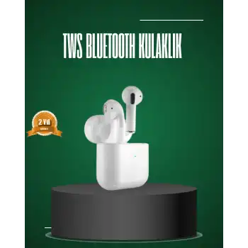 iPhone Pro ve Pro Max Uyumlu TWS Bluetooth Kulaklık Gürültü Engelleyici