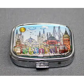 İstanbul Temalı İlaç Kutusu - Model 14