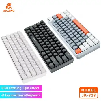 JK-928 USB Kablolu RGB Işıklı Mekanik Klavye