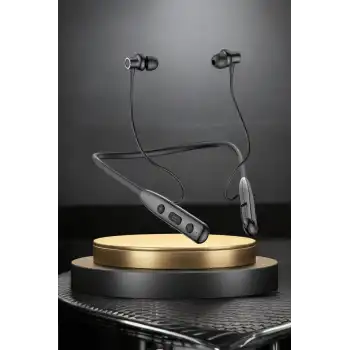 Kablolu Bluetooth Kulaklık Boyun Bantlı ANC Özelliği Yüksek Ses Kaliteli 100 saat