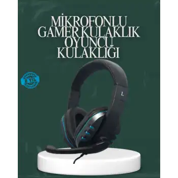 Kablolu  Headset – Net Ses Ayrımı ve Ayarlanabilir Konfor