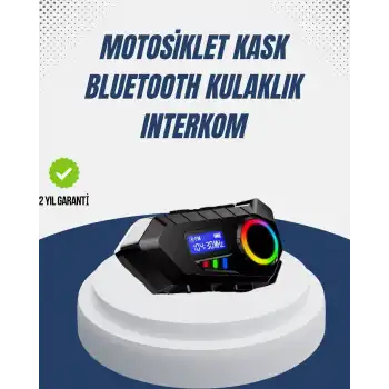 Kablosuz Bluetooth İnterkom IP65 Suya Dayanıklı 40mm HD Ses ve 40 Saat Pil