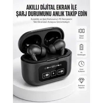 Kablosuz Bluetooth Kulaklık Pro Yeni Nesil Dokunmatik Kontrol