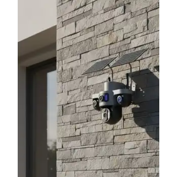 Kablosuz Solar IP Güvenlik Kamerası 12000mAh Bataryalı ve Hareket Algılamalı