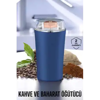 Kahve Ve Baharat Öğütücü Dayanıklı Paslanmaz Çelik Kolay Kullanım