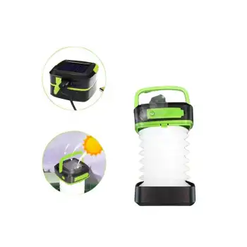 Kamp Lambası Katlanabilir Lamba Solar Şarjlı Led Lamba El Fenerli